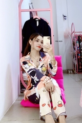 BỘ PIJAMA QUẦN DÀI, TAY DÀI - PIL1825