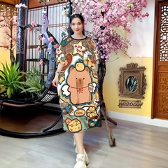 Đầm Suông Nữ Big Size XL - DD4200