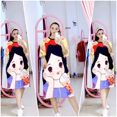 Đầm Suông Nữ Big Size XL - D2115