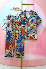 BỘ PIJAMA QUẦN DÀI, TAY DÀI BIG SIZE - PIXL0011