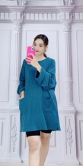 ÁO DÀI TAY DÀI XANH ĐẬM - ADTDXD