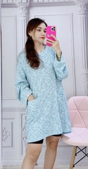 ÁO DÀI TAY DÀI XANH NHẠT - ADTDXN