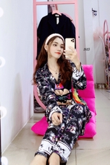 BỘ PIJAMA QUẦN DÀI, TAY DÀI BIG SIZE - PIXL1815
