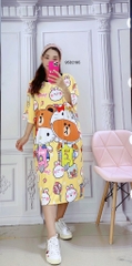 Đầm Suông Nữ Big Size 2XL - 65D2195