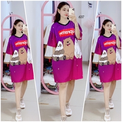 Đầm Suông Nữ Big Size XL - D637