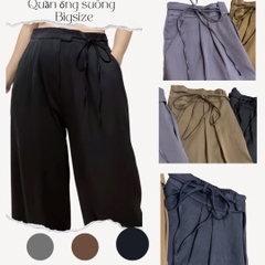 Quần Ống Suông Bigsize , Quần Tây bigsize (Lưng Thun )(60kg-90kg)
