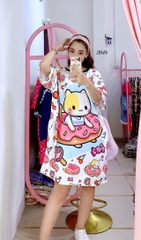 Đầm Suông Nữ Big Size XL - D2048