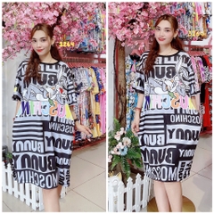 Đầm Suông Nữ Big Size XL - D3264