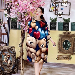 Đầm Suông Nữ Big Size XL - D4000