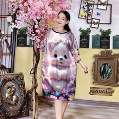Đầm Suông Nữ Big Size XL - D4001