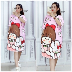 Đầm Suông Nữ Big Size XL - D2207