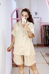 BỘ PIJAMA QUẦN ĐÙI, TAY NGẮN BIG SIZE - PIDUIXL06