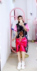 ĐẦM TAY BỒNG TAY LỤA  -DTBXL500