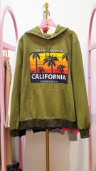 ÁO HOODIE XANH RÊU