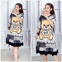 Đầm Bèo Nữ Big Size - DB3224