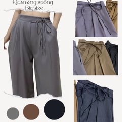 Quần Ống Suông Bigsize , Quần Tây bigsize (Lưng Thun )(60kg-90kg)