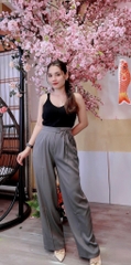 Quần Tây Ống Suông Dây Nơ ( Lưng Thun)