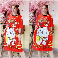 Đầm Suông Nữ Big Size XL - D3111