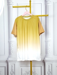 ÁO THUN LOANG MÀU - SIZE 4XL - RÊU