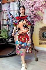 Đầm Suông Nữ Big Size 2XL - D2XL4465