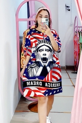 Đầm Suông Nữ Big Size XL - D172