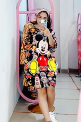 Đầm Suông Nữ Big Size - D815