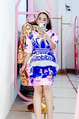 Đầm Suông Nữ Big Size XL - D770