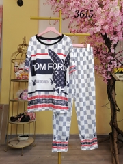 Bộ Quần Dài, Tay Ngắn XL - BDL3615