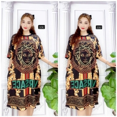 Đầm Suông Nữ Big Size XL - D3181