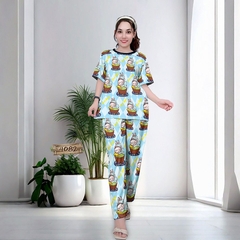 Bộ Quần Dài, Tay Ngắn XL- BDL4082