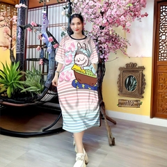 ĐẦM SUÔNG NỮ XL- DD4112