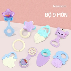 Set Đồ chơi xúc xắc gặm nướu 2 in 1 cho bé