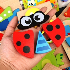 Tranh ghép gỗ nổi 3d (15*15cm)