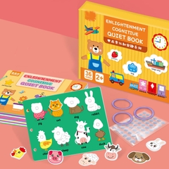 Học liệu bóc dán Montessori 17 chủ đề cao cấp