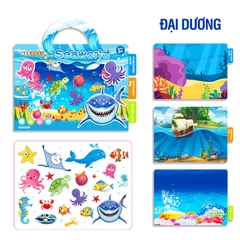 Tranh bóc dán thông minh cho bé nhiều chủ đề cho bé