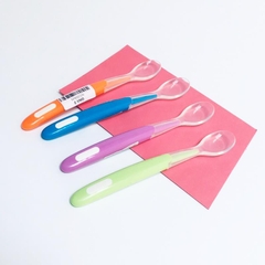 Thìa ăn dặm silicon cán dài