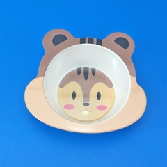 Bát ăn dặm nhựa hình thú