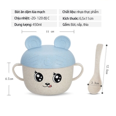 Bát thìa lúa mạch Mickey