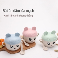 Bát thìa lúa mạch Mickey