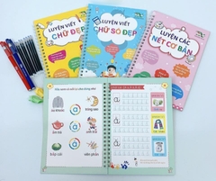 Bộ 3 cuốn sách kèm bút tập viết thần kỳ cho bé