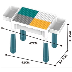 Bộ bàn ghế Lego đa năng cỡ nhỏ kèm 70 chi tiết
