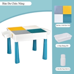 Bộ bàn ghế Lego đa năng cỡ nhỏ kèm 70 chi tiết