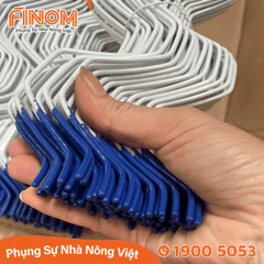 Ziczac bọc nhựa Blue