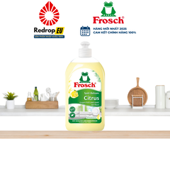 Nước Rửa Chén Hữu Cơ Frosch 500ml (Hương Lô Hội/ Chanh/ Mâm Xôi)