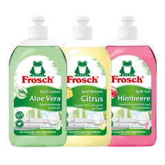 Quà tặng Frosch đơn từ 1,990,000₫: nước rửa chén, tẩy đa năng, vệ sinh phòng tắm, dầu mỡ, bồn cầu