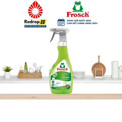 Chai Xịt Vệ Sinh Phòng Tắm, Loại Bỏ Bụi Frosch 500ml (Hương Mâm Xôi/ Chanh/ Nho)