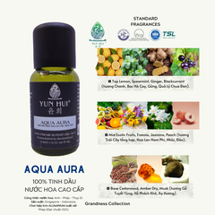 Tinh Dầu Thiên Nhiên Nước Hoa Thơm Phòng Cao Cấp Nhập Khẩu Aqua Aura YUN HUI - Với 3 Nốt Hương Sang Trọng Đặc Sắc - 15ml/50ml/100ml
