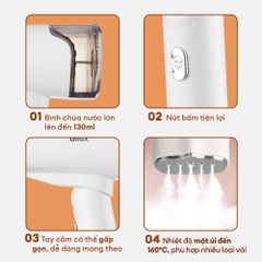 Bàn là hơi nước cầm tay Gilux GLL50 – Giải pháp ủi phẳng tiện lợi, Gọn nhẹ cho mọi chuyến đi
