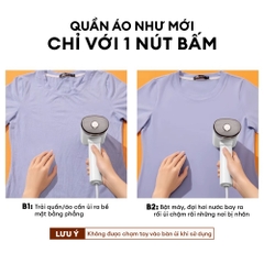 Bàn là hơi nước cầm tay Gilux GLL50 – Giải pháp ủi phẳng tiện lợi, Gọn nhẹ cho mọi chuyến đi