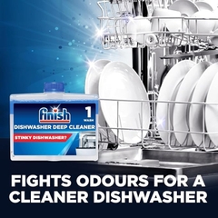 Chai 250ml Dung Dịch Vệ Sinh Sạch Sâu Cặn Bẩn Máy Rửa Chén Finish Hương Soda (EU) – (Khuyên Dùng 3 Tháng 1 Lần)